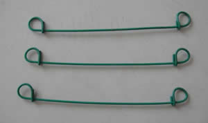 16 gauge annealed galvanized bar ties green pvc coated