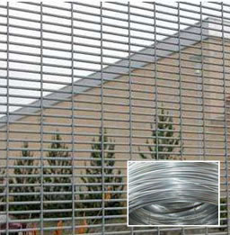 Galfan or Bezinal Galvanized Wire, Welded Fencing Wire