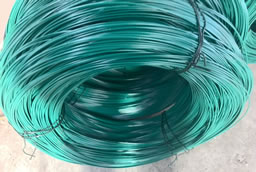 Heavy Galfan wire with PVC coating